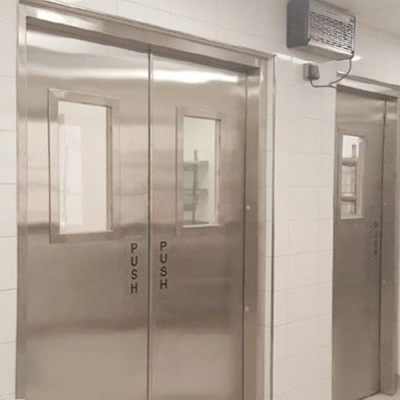 Stainless-steel-doors